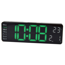  Digitális LED ébresztőóra, távirányítóval / 32x10,5x2,5 cm ébresztőóra