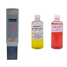  Digitális pH mérő AD101 pH teszter+ 2 x 100 ml puffer oldat gyógyászati segédeszköz