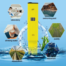  Digitális pH Mérő és Teszter ATC Elektronikus Sávmérővel, sárga/fekete medence kiegészítő