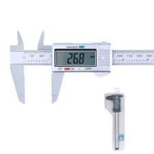 Digitális Tolómérő, 150mm-ig, LCD kijelzővel, ezüst mérőműszer