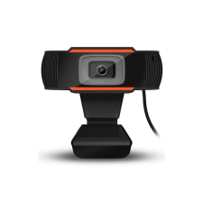 Digitális Webkamera Kameratartóval, Z06 FullHD 1080p fekete-narancssárga webkamera