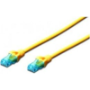 Digitus 15m Cat5e U/UTP hálózati kábel Sárga U/UTP (UTP) (DK-1512-150/Y)