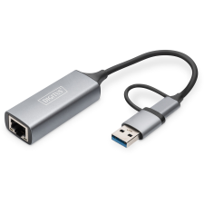 Digitus Adapter DIGITUS USB3.0/USB C 3.1 > 2.5G Ethernet (DN-3028) - Átalakítók kábel és adapter
