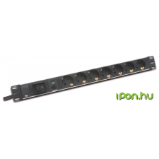 Digitus Aluminum outlet strip with overload protection, 7 outlets szerver