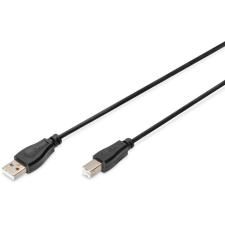 Digitus Anschlusskabel USB2.0/A -> B      St/St 1.8m schwarz (DB-300102-018-S) kábel és adapter