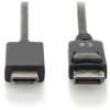 Digitus Assmann DisplayPort adapter cable, DP - HDMI type A (AK-340303-030-S)