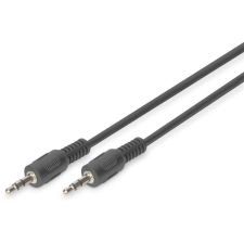 Digitus Audio-Anschlusskabel, Stereo, 2,5m, schwarz (AK-510100-025-S) kábel és adapter