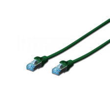 Digitus CAT5e SF-UTP Patch Cable 1m Green kábel és adapter