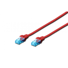 Digitus CAT5e U-UTP Patch Cable 0,5m Red kábel és adapter