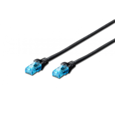 Digitus CAT5e U-UTP Patch Cable 1m Black kábel és adapter