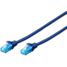 Digitus CAT5e U/UTP PVC 10m kék patch kábel - DK-1511-100/B kábel és adapter