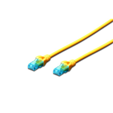 Digitus CAT5e U/UTP PVC 2m sárga patch kábel kábel és adapter