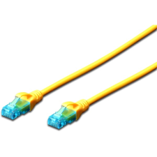 Digitus CAT5e U/UTP PVC 3m sárga patch kábel kábel és adapter