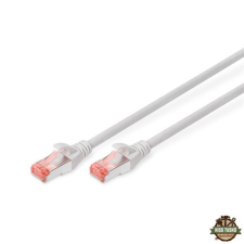 Digitus CAT6 S-FTP LSZH 0,25m szürke patch kábel kábel és adapter