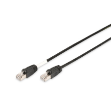 Digitus CAT6 S-FTP LSZH 2m fekete patch kábel kábel és adapter