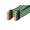 Digitus CAT6 S-FTP Patch Cable 0,25m Green (10db) DK-1644-0025-G-10