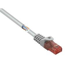 Digitus CAT6 U/UTP 0,50m szürke patch kábel kábel és adapter