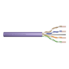 Digitus cat6 u/utp 250mhz eca lszh 305m dobozos lila fali kábel kábel és adapter