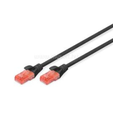 Digitus CAT6 U/UTP LSZH 10m fekete patch kábel (DK-1617-100/BL) kábel és adapter