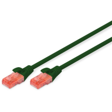 Digitus CAT6 U/UTP LSZH 1m zöld patch kábel kábel és adapter