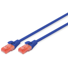 Digitus cat6 u/utp lszh 2m kék patch kábel kábel és adapter