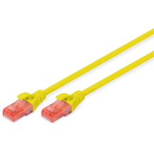 Digitus cat6 u/utp lszh 3m sárga patch kábel kábel és adapter