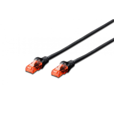 Digitus CAT6 U-UTP Patch Cable 0,25m Black kábel és adapter
