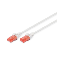 Digitus CAT6 U-UTP Patch Cable 0,5m White kábel és adapter