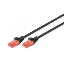 Digitus CAT6 U-UTP Patch Cable 3m Black kábel és adapter