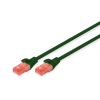Digitus cat6 u-utp patch cable 5m green dk-1617-050/g