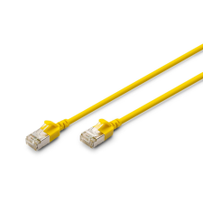 Digitus CAT6A F-FTP Patch Cable 1,5m Yellow kábel és adapter