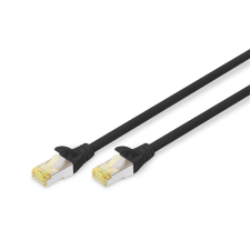 Digitus cat6a s-ftp lszh 1m fekete patch kábel kábel és adapter