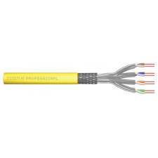 Digitus CAT7A S-FTP Installation cable 100m Yellow kábel és adapter