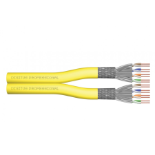 Digitus CAT7A S-FTP Installation cable 500m Yellow kábel és adapter