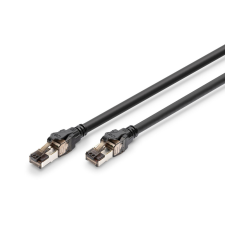 Digitus CAT8.1 S-FTP Patch Cable 5m Black kábel és adapter