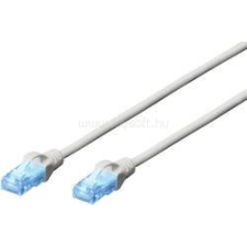 Digitus CAT 5e U-UTP patch cable PVC AWG 26/7 length 10m color grey (DIGITUS_DK-1512-100) kábel és adapter