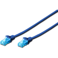Digitus Cat.5e U/UTP PVC 0,5m kék patch kábel kábel és adapter
