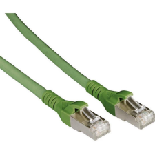 Digitus CAT 6A S-FTP Patch kábel 1m Zöld kábel és adapter