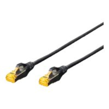 Digitus CAT 6A S/FTP Patchkabel, 7m, schwarz (DK-1644-A-070/BL) kábel és adapter