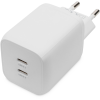 Digitus DA-10063 2x USB-C Hálózati töltő - Fehér (65W)