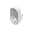 Digitus DA-70617 2X USB-A Hálózati töltő - Fehér/Szürke (5V / 2.4A)