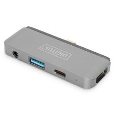 Digitus DA-70893 USB-C 4 portos univerzális mobil dokkoló hub és switch