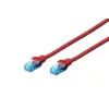 Digitus Digitus CAT5e U-UTP Patch Cable 1m Red