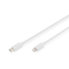 Digitus Digitus Data / Charger Cable USB-C - Lightning MFI 1m White