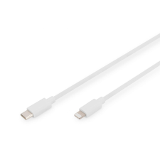 Digitus Digitus Data / Charger Cable USB-C - Lightning MFI 1m White kábel és adapter