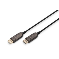 Digitus Digitus DisplayPort AOC Hybrid Fiber Optic Cable UHD 8K 20m Black kábel és adapter