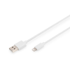 Digitus Digitus Lightning to USB-A data/charging cable MFI-certified 2m White