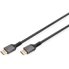 Digitus DisplayPort Anschlusskabel 2m Aluminium 8K schwarz (DB-340201-020-S) kábel és adapter
