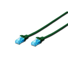 Digitus DK-1511-050/G CAT5e U/UTP PVC 5m patch kábel zöld kábel és adapter