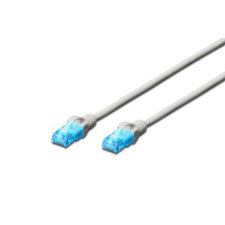 Digitus DK-1512-0025 UTP CAT5e Patch kábel 0.25m Szürke kábel és adapter